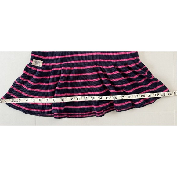 Girls Polo Ralph Lauren Waffle Dress Pink Navy Large 12-14 - Picture 9 of 11